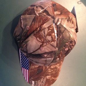 American Flag Camo Hat